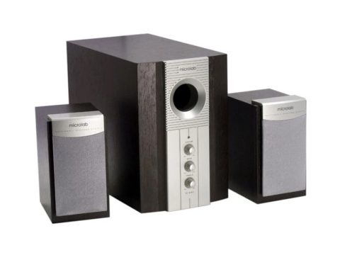 Акустическая система, Microlab, M890BT, 2.1, 64Вт (5W*2 + 12W*2 + 30W), Выход 2RCA, FM радио, SD, USB, Bluetooth 5.3, Коричневый