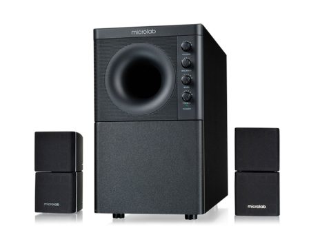 Акустическая система, Microlab, X3BT, 2.1, 98 Вт, Выход 2RCA*2, 30 Гц - 20 кГц, Bluetooth, МДФ, Черный
