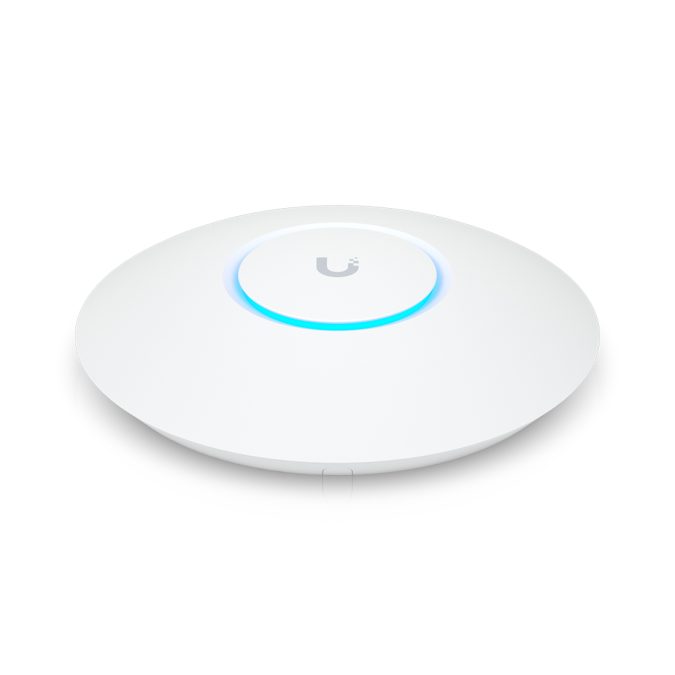 Беспроводная точка доступа, Ubiquiti, U6+, 802.11a/b/g/n/ac/ax, AX3000, 1 порт 10/100/1000 RJ45, 300 клиентов, PoE 802.3af, без адаптера питания