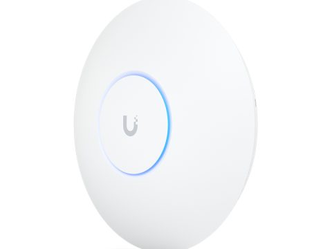Беспроводная точка доступа, Ubiquiti, U6-Enterprise, 802.11a/b/g/n/ac/ax, AX10200, 1 порт 10/100/1000 RJ45, 600 клиентов, PoE+ 802.3at, без адаптера питания