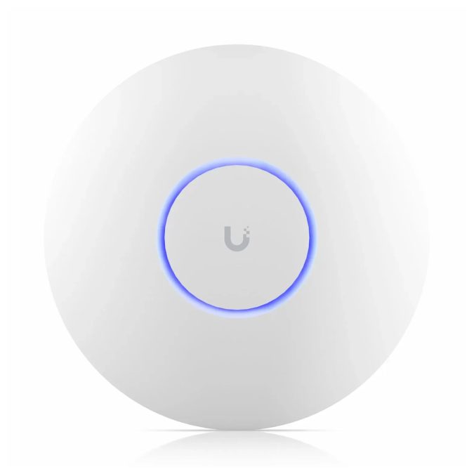 Беспроводная точка доступа, Ubiquiti, U7-LR, UniFi U7 Long Range, Wi-Fi точка доступа, 1 порт 10/100/1000/2500 RJ45, 350 клиентов, PoE 802.3af, без адаптера питания