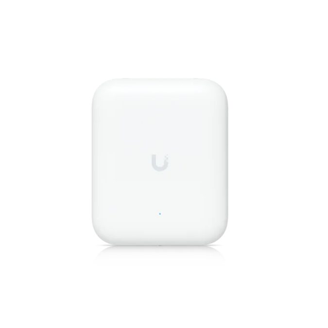 Беспроводная точка доступа, Ubiquiti, U7-Outdoor, Всепогодная WiFi 7 точка доступа, BE5000, 1 порт 10/100/1000/2500 RJ45, 250 клиентов, PoE+802.3at, без адаптера питания, внешняя