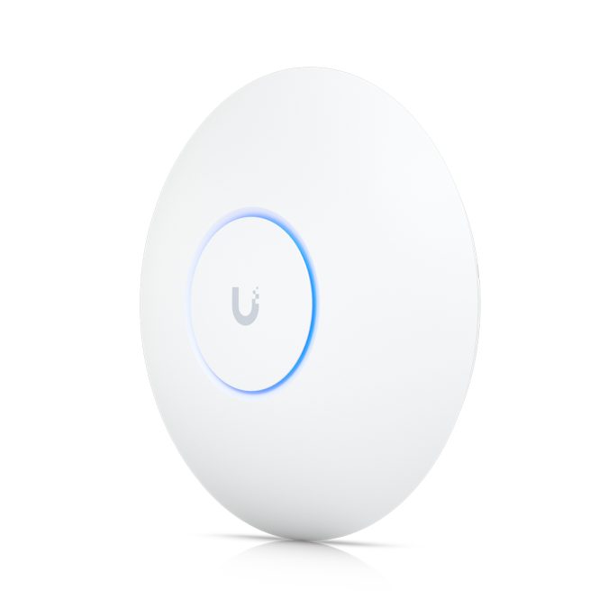 Беспроводная точка доступа, Ubiquiti, U7-Pro, 802.11a/b/g/n/ac/ax/be, BE5000, 1 порт 10/100/1000/2500 RJ45, 250 клиентов, PoE+802.3at, без адаптера питания
