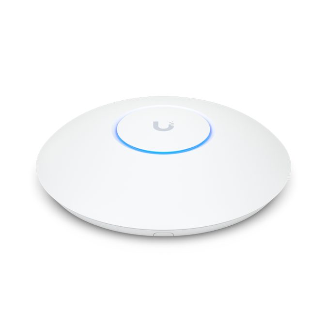 Беспроводная точка доступа, Ubiquiti, U7-Pro, 802.11a/b/g/n/ac/ax/be, BE5000, 1 порт 10/100/1000/2500 RJ45, 250 клиентов, PoE+802.3at, без адаптера питания