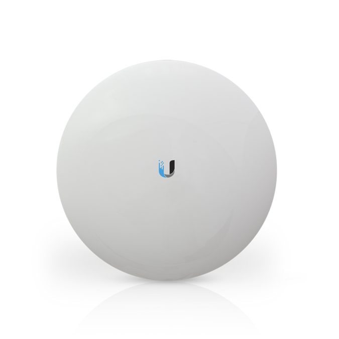 Беспроводной маршрутизатор, Ubiquiti, NBE-5AC-Gen2, NanoBeam, 2 порта 10/100/1000 RJ-45, 450 Mbps, Passive Poe 24V, адаптер в комплекте, внешняя