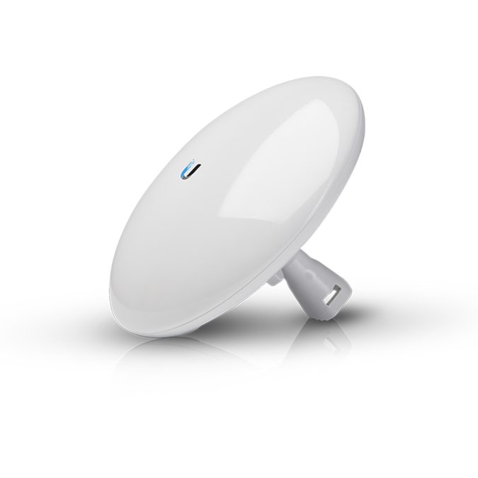 Беспроводной маршрутизатор, Ubiquiti, NBE-5AC-Gen2, NanoBeam, 2 порта 10/100/1000 RJ-45, 450 Mbps, Passive Poe 24V, адаптер в комплекте, внешняя