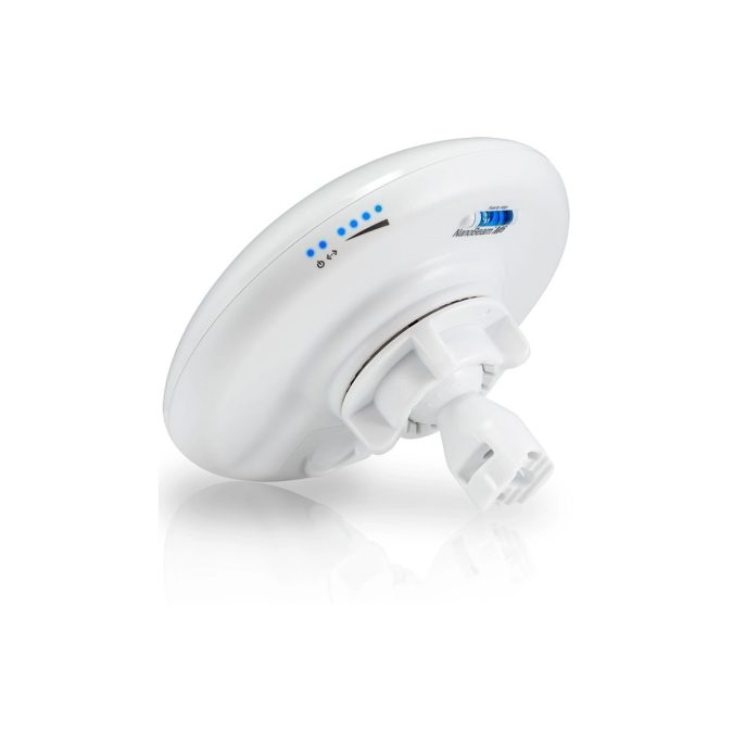 Беспроводной маршрутизатор, Ubiquiti, NBE-M5-16, NanoBeam, 1 порт 10/100 RJ-45, 150 Mbps, Passive Poe 24V, адаптер в комплекте, внешняя