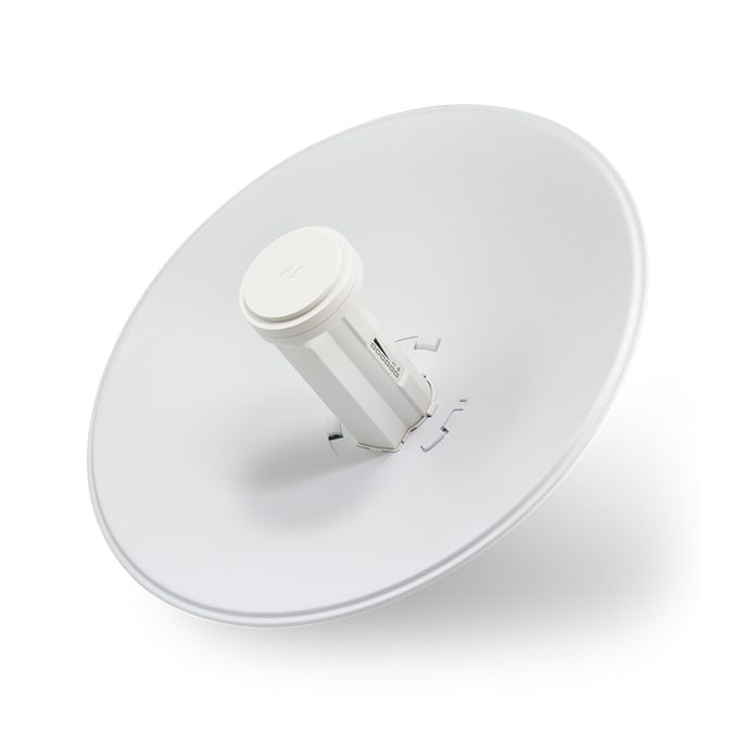 Беспроводной маршрутизатор, Ubiquiti, PBE-M5-300, owerBeam, 1 порт 10/100 RJ-45, 150 Mbps, Passive Poe 24V, адаптер в комплекте, внешняя, КОМПЛЕКТ: PBE-M5-300, АНТЕННА, ЭЛЕМЕНТЫ КРЕПЛЕНИЯ (2 шт), ИТОГО 4 части