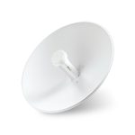 Беспроводной маршрутизатор, Ubiquiti, PBE-M5-400, PowerBeam, 1 порт 10/100/1000 RJ-45, 150 Mbps, Passive Poe 24V, адаптер в комплекте, внешняя, КОМПЛЕКТ: PBE-M5-400, АНТЕННА, ЭЛЕМЕНТЫ КРЕПЛЕНИЯ (2 шт), ИТОГО 4 части