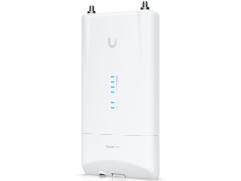 Беспроводной маршрутизатор, Ubiquiti, R5AC-Lite, Rocket, 1 порт 10/100/1000 RJ-45, 2xRP-SMA, 500 Mbps, Passive Poe 24V, адаптер в комплекте, внешняя