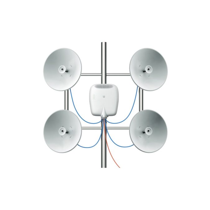 Коммутатор, Ubiquiti, EP-S16, EdgePoint, Управляемый L2+, 16 портов 10/100/1000 Mbps RJ45, 2 порто SFP+, 1-RJ45 консоль, Passive PoE output, Passive PoE input, 54V DC, 6A input, Уличный