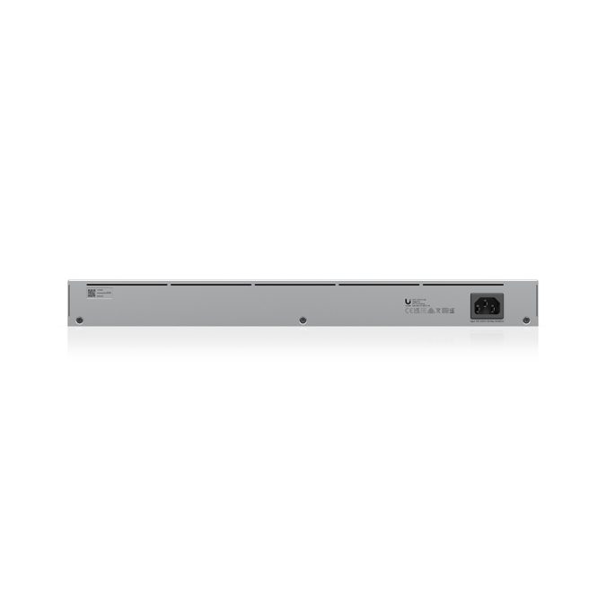 Коммутатор, Ubiquiti, USW-24-POE, Unifi Switch, управляемый L2, 16 портов 10/100/1000 Mbps RJ45 PoE, 802.3af/at, бюджет 95W, 8 портов 10/100/1000 Мбит/с RJ45, 2 порта SFP, Стоечный