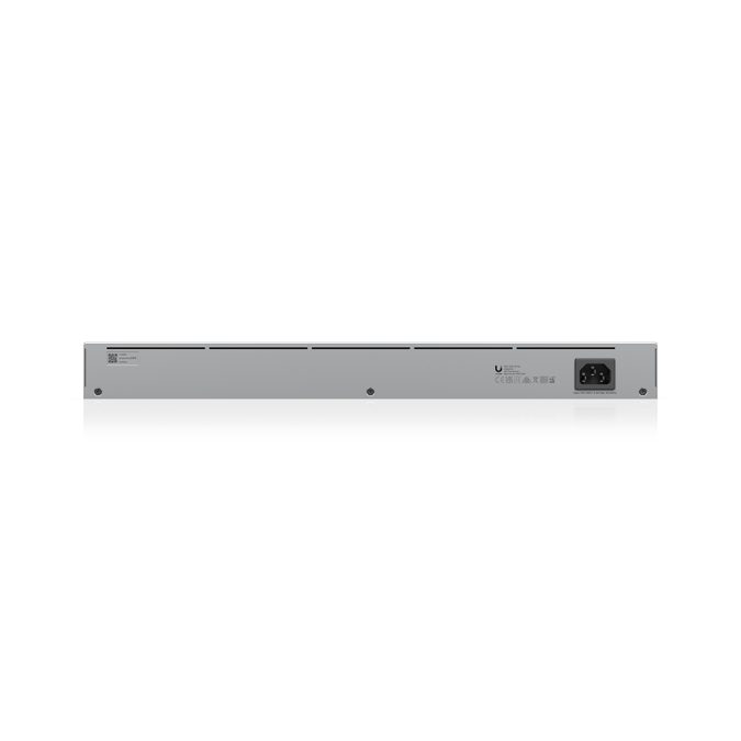 Коммутатор, Ubiquiti, USW-48-POE, UniFi Switch, управляемый L2, 32 порта 10/100/1000 Mbps RJ45 PoE, 802.3af/at, бюджет 195W, 16 портов 10/100/1000 Мбит/с RJ45, 4 порта SFP, Стоечный