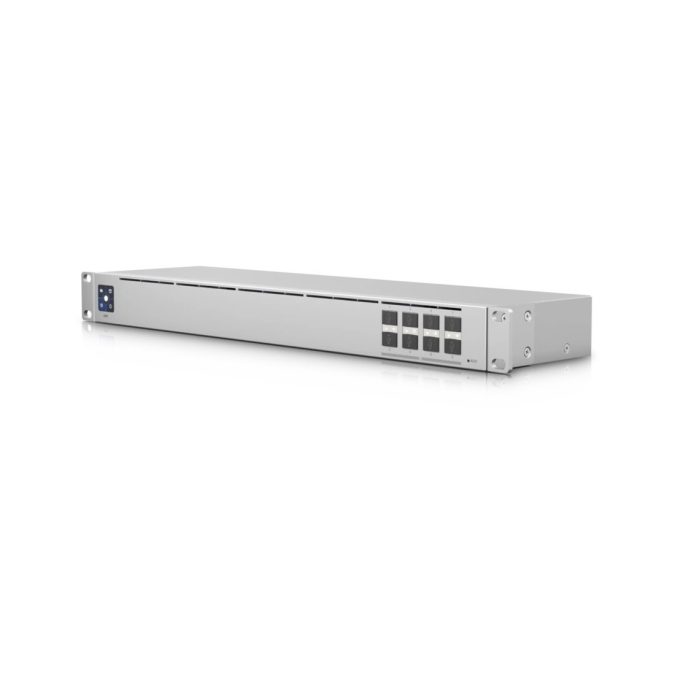 Коммутатор, Ubiquiti, USW-Aggregation, Switch, управляемый L2, 8 портов 10G SFP+, Стоечный