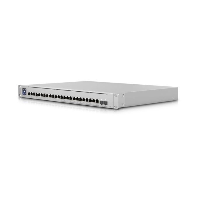 Коммутатор, Ubiquiti, USW-Enterprise-24-PoE, Switch, Управляемый L3, 12 портов 10/100/1000/2500 Mbps RJ45 PoE+ , 12 портов 10/100/1000 Mbps RJ45 PoE+, 802.3af/at, бюджет 400W, 2 порта SFP+, Стоечный