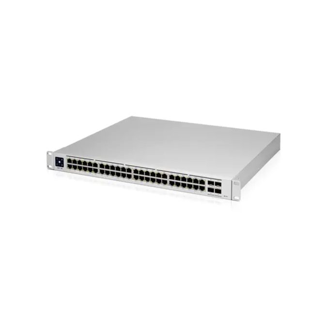 Коммутатор, Ubiquiti, USW-Pro-48, Unifi Switch, Управляемый L3, 48 портов 10/100/1000 Mbps RJ45, 4 порта SFP+