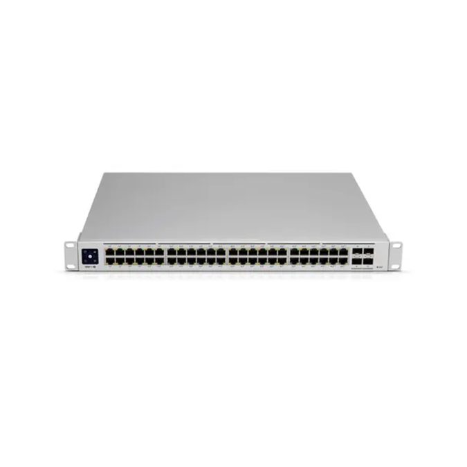 Коммутатор, Ubiquiti, USW-Pro-48, Unifi Switch, Управляемый L3, 48 портов 10/100/1000 Mbps RJ45, 4 порта SFP+