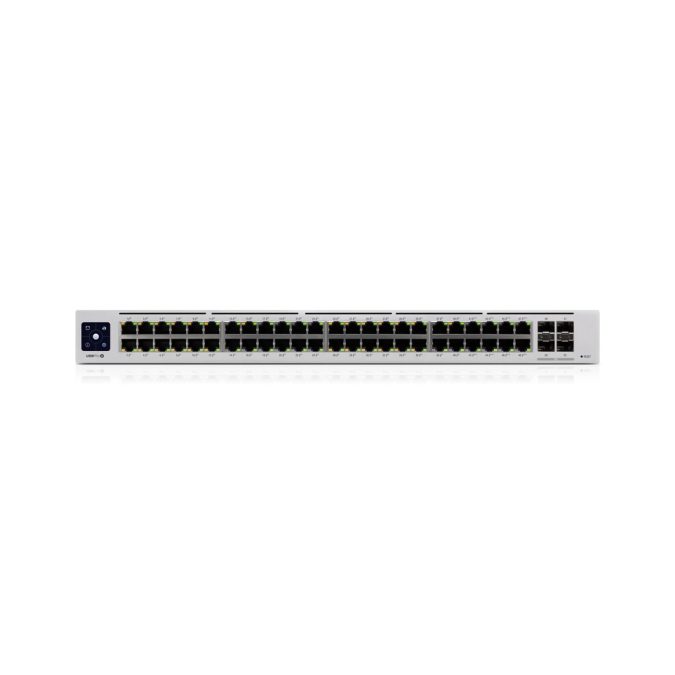 Коммутатор, Ubiquiti, USW-Pro-48, Unifi Switch, Управляемый L3, 48 портов 10/100/1000 Mbps RJ45, 4 порта SFP+