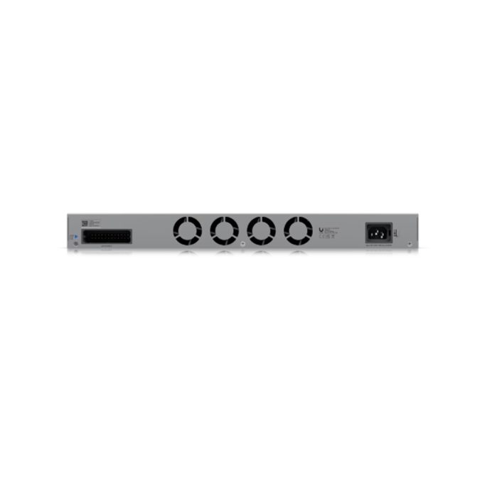 Коммутатор, Ubiquiti, USW-Pro-HD-24-PoE, Управляемый L3, 22 порта 10/100/1000/2500 Mbps RJ45 PoE++, 2 порта 1/2.5/5/10 Gbps RJ45 PoE++, 802.3af/at/bt, бюджет 600W, 4 порта SFP+, 1.3 сенсорныйLCM, Стоечный
