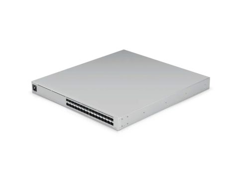 Коммутатор, Ubiquiti, USW-Pro-XG-Aggregation, Управляемый L3, 32 порта 1/10/25Gbps SFP28, сенсорный LCDэкран, консоль, Стоечный