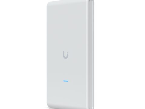 Беспроводная точка доступа, Ubiquiti, U6-Mesh-Pro, 802.11a/b/g/n/ac/ax, AX3000, 2 порта 10/100/1000 RJ45, 250 клиентов, PoE 802.3af, с адаптером питания, Уличная