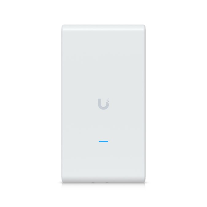 Беспроводная точка доступа, Ubiquiti, U6-Mesh-Pro, 802.11a/b/g/n/ac/ax, AX3000, 2 порта 10/100/1000 RJ45, 250 клиентов, PoE 802.3af, с адаптером питания, Уличная