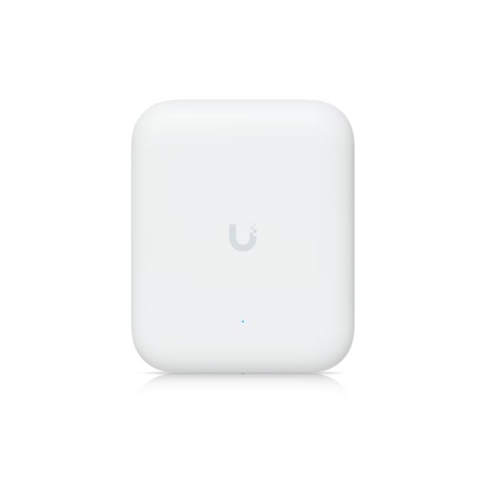 Беспроводная точка доступа, Ubiquiti, U7-Pro-Outdoor, UniFi, 802.11a/b/g/n/ac/ax/be, BE9300, 1 порт 1/2.5 Gbps RJ45, 300 клиентов, PoE+802.3at, без адаптера питания, внешняя, Уличная