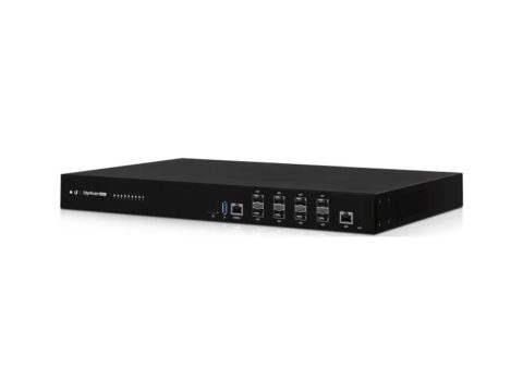 Маршрутизатор, Ubiquiti, ER-8-XG, EdgeRouter, 8 портов SFP+, 1 Gigabit RJ45, 1 RJ45 консоль (serial), Стоечный