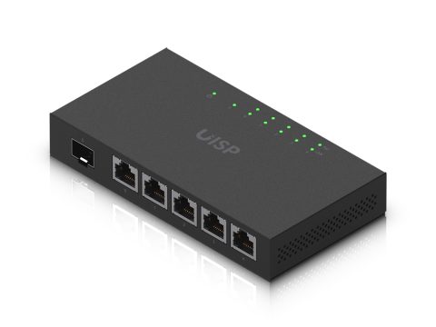 Маршрутизатор, Ubiquiti, ER-X-SFP, EdgeRouter, 5 портов 10/100/1000 RJ-45, 1 порт SFP
