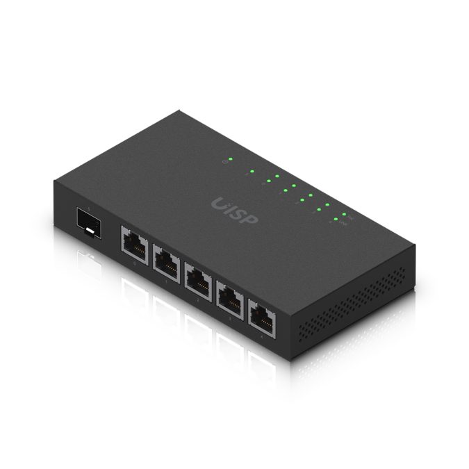 Маршрутизатор, Ubiquiti, ER-X-SFP, EdgeRouter, 5 портов 10/100/1000 RJ-45, 1 порт SFP
