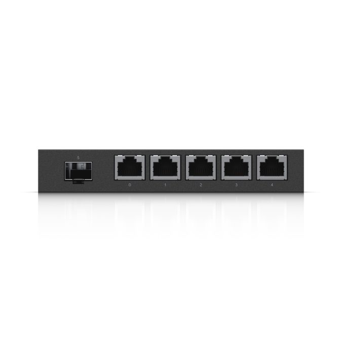 Маршрутизатор, Ubiquiti, ER-X-SFP, EdgeRouter, 5 портов 10/100/1000 RJ-45, 1 порт SFP