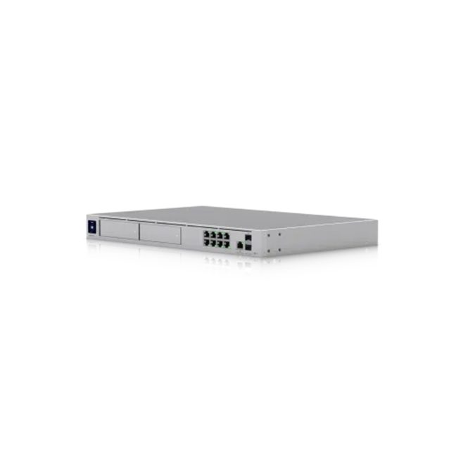 Сетевой маршрутизатор, Ubiquiti, UDM-Pro-Max, Dream Machine, LAN: 8 портов GbE RJ45, 1 порт 10G SFP+, WAN: 1 порт 2.5 GbE RJ45, 1 порт 10G SFP+, Встроенный AC 100–240V, 100W. поддержка DC резервного питания, 60Вт, Стоечный