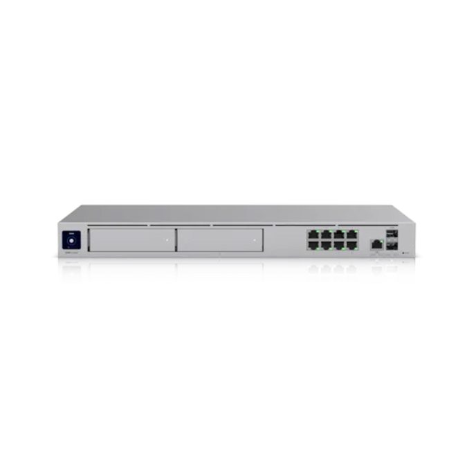 Сетевой маршрутизатор, Ubiquiti, UDM-Pro-Max, Dream Machine, LAN: 8 портов GbE RJ45, 1 порт 10G SFP+, WAN: 1 порт 2.5 GbE RJ45, 1 порт 10G SFP+, Встроенный AC 100–240V, 100W. поддержка DC резервного питания, 60Вт, Стоечный