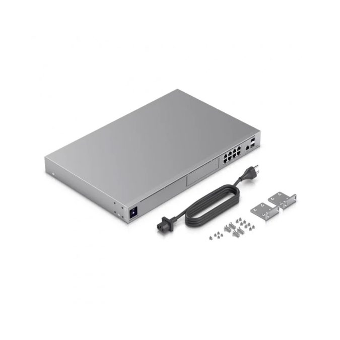 Сетевой маршрутизатор, Ubiquiti, UDM-SE, Dream Machine Special Edition, WAN: 1x2.5GbE RJ45 + 1x10GbE SFP+, LAN: 8x1GbE RJ45 (6x802.3af, 2x802.3at PoE+), 1x10GbE SFP+ LAN, 1.3" сенсорный экран, Встроенный AC100–240V, max 50Вт без PoE. PoE output до 130Вт. поддержка USPRPS