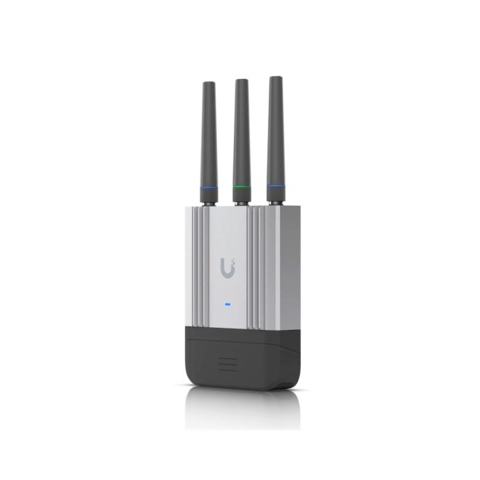 Сетевой маршрутизатор, Ubiquiti, UMR-Industrial, Mobile Router, 2-GbE RJ45 (1 WAN) с PoEin/out 10Вт, SMA (2LTE, 1GPS), LTE Cat 4