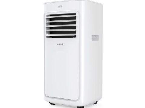 Мобильный кондиционер, Timberk, T-PAC09-P09E-WF9000, BTU, мобильный кондиционер, WIFI, Белый