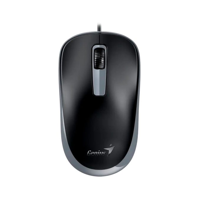 Компьютерная мышь, Genius, DX-125S, Оптическая, Silent, 1200dpi, USB, Длина кабеля 1,5 метра, Черный