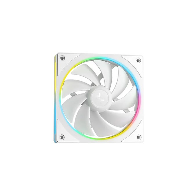 Кулер с водяным охлаждением, Deepcool, LM240 WH, Intel 1851/1700/1200/115х и AMD AM5/AM4/, TDP 280W, 2*120мм FD12 ARGB, 600-2400 RPM±10%, 72,04CFM, 38,71 dB(A), Белый