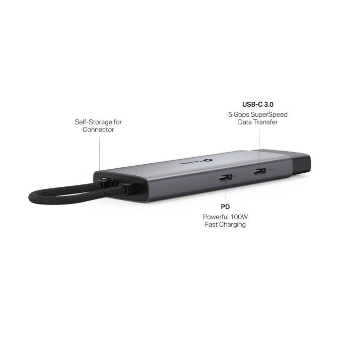Концентратор USB, TP-Link, UH5020C, 5-портовый концентратор USB Type-C