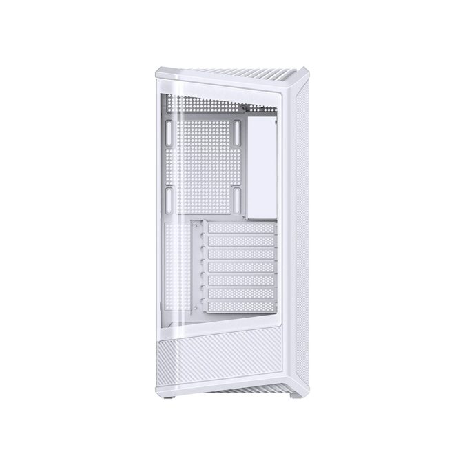 Компьютерный корпус, Jonsbo, D400 White, Mid-Tower, ATX/M-ATX/m-ITX, Type-C*1/USB3.0*2, Audio+Mic, Высота процессорного кулера до 169 мм, Длина VGA до 450 мм, 2*2.5"/1*3,5", Сталь, Пластик, Закаленное стекло, 488*239*514, Без Б/П, Белый
