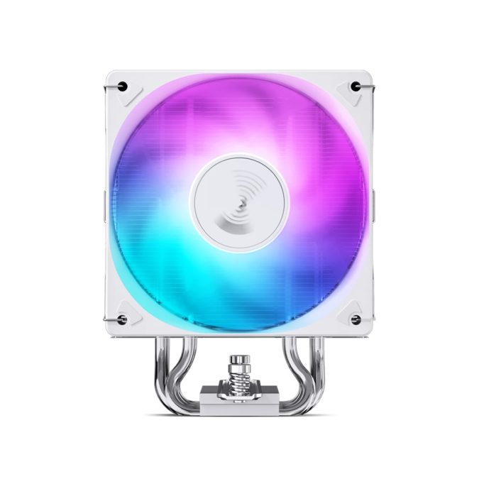 Кулер для процессора, Jonsbo, CR-1000 MAX(ARGB) White, Intel LGA 1200/115X/1700/1851 и AMD5 AM4, TDP 230W, 120мм, 600-1500 об/мин, 28.12-59.48 CFM, 22-32 dB(A), 4 pin, 120*71*154мм, Белый