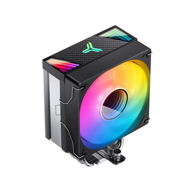 Кулер для процессора, Jonsbo, CR-1000 V2 PRO(ARGB) Black, Intel LGA 1200/115X/1700 и AMD5 AM4, TDP 230W, 120мм, 600-1500 об/мин, 28.12-59.48 CFM, 22-32 dB(A), 4 pin, 120*71*157мм, Черный
