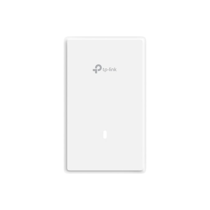 Wi-Fi точка доступа, TP-Link, EAP725-Wall, 802.11 a/b/g/n/ac/ax/be, BE3600,1  2.5G порт PoE-In + 1  2.5G транзитный порт + 2  гигабитных порта RJ45.