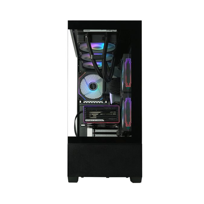 Компьютерный корпус, Zalman, CHRONIX V2 Black, CHRONIX V2 Black, ATX, 1*3.5"/2*2.5", Высота кулера до 165 мм, Длина VGA до 410 мм, 436х215х487 мм, Без Б/П, Черный