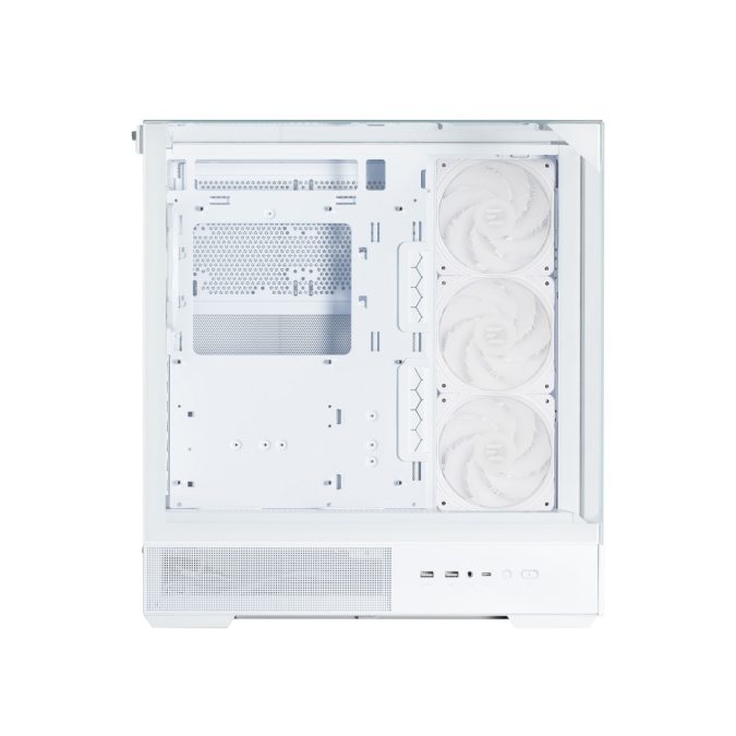 Компьютерный корпус, Zalman, P40 Prism Plus White, P40 Prism Plus White, ATX, 3*3.5"/2*2.5", Высота кулера до 165 мм, Длина VGA до 420 мм, 452х235х495 мм, Без Б/П, Белый