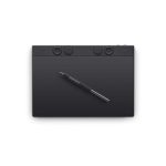 Графический планшет, Wacom, Intuos Pro pen tablet small (PTK470K0B), Разрешение 5080 lpi, Чувствительность к нажатию 8192, 6 программируемых клавиш, Размер 215 x 163 x 4-7 мм, Чёрный