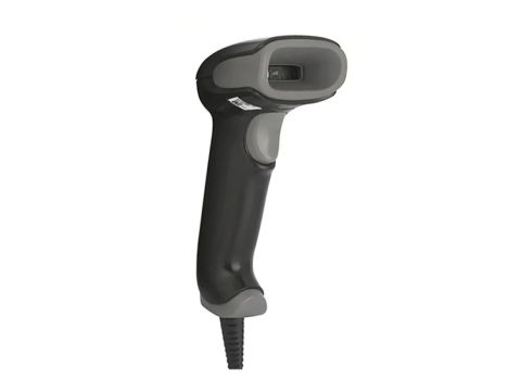 Сканер штрих-кода, Honeywell, Voyager 1470G (1470G2D-2USB-1-R), проводной, с подставкой, ручной, 1D/2D, кабель 1.5 м, черный