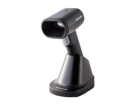 Сканер штрих-кода, Honeywell, HH492 (HH492-R1-1USB-5), ручной, беспроводной, 1D/2D, Bluetooth, с подставкой, черный