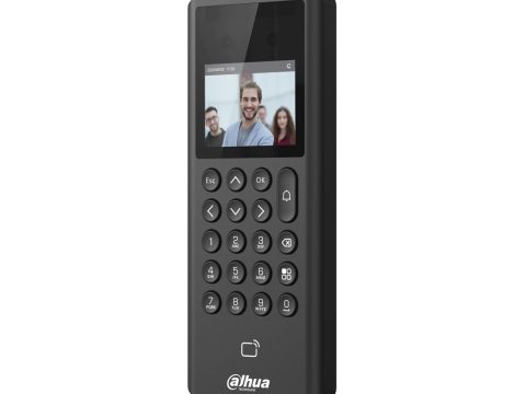 Контроллер доступа, Dahua, DHI-ASI3203E-W (12В), Контроллер доступа Dahua с функцией распознавания лиц, Однодверный, 2 Мп, DWDR, Wi-Fi, Mifare(13,56 МГц)