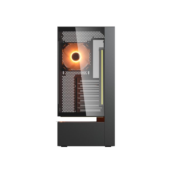 Компьютерный корпус, Cougar, CFV235, CEB/ATX/Micro ATX/Mini ITX, USB 1*Type C/2*3.0, 4 Pole Headset Audio, RGB button, Кулер 3*12см ARGB PWM, Высота процессорного кулера до 175 мм, Длина VGA до 430 мм, 2*3.5"/2+2*2.5", Слот 7, Толщина 0,6мм, 493x235x460мм, Без Б/П, Чёрный